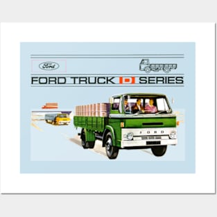 FORD D-SERIES TRUCKS - brochure Posters and Art